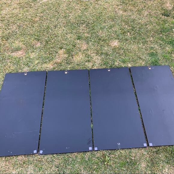 Vintage Asian Lacquered Wood Panels Inlaid with Mother Of Pearl - Picture 12 of 15